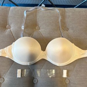 Clear Back Bra, Strapless or Clear Halter